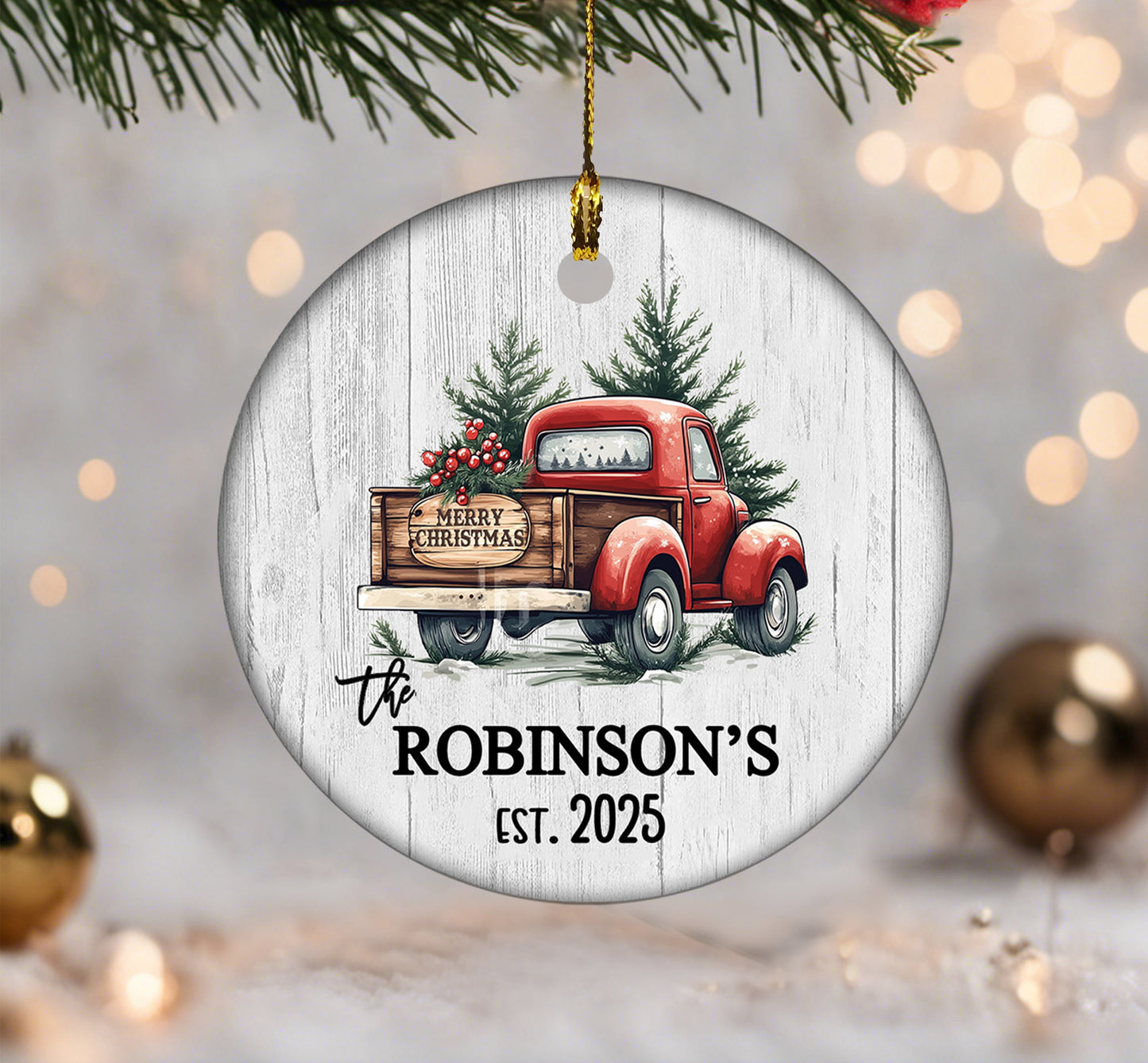 Red Truck Ornament Vol 3 T4H