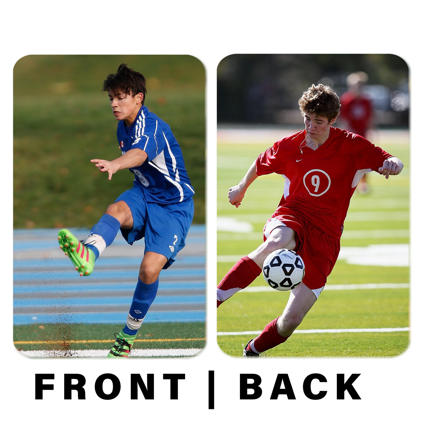 Soccer Card - Two-Sided Photo
