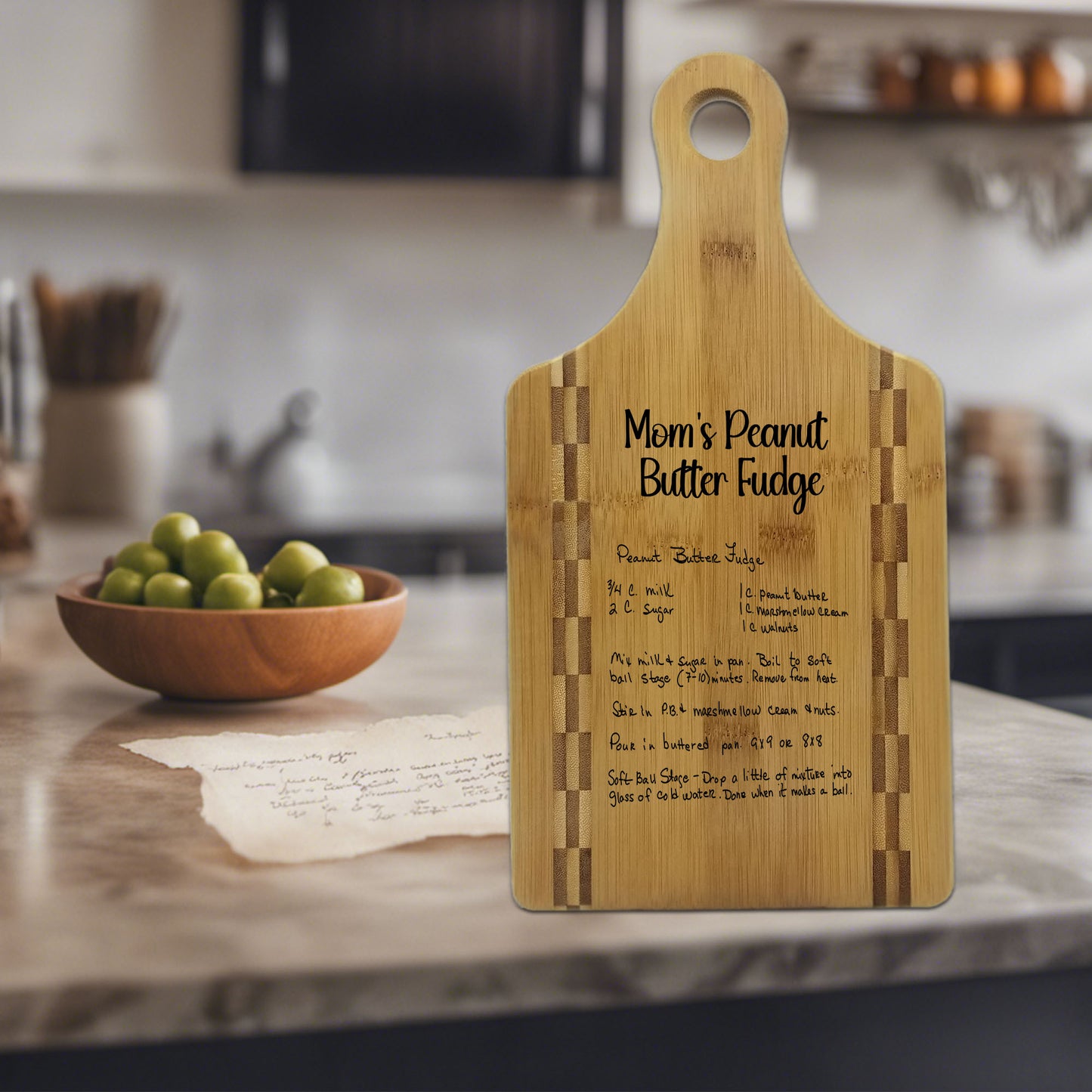 Handwritten Recipe Paddle Board
