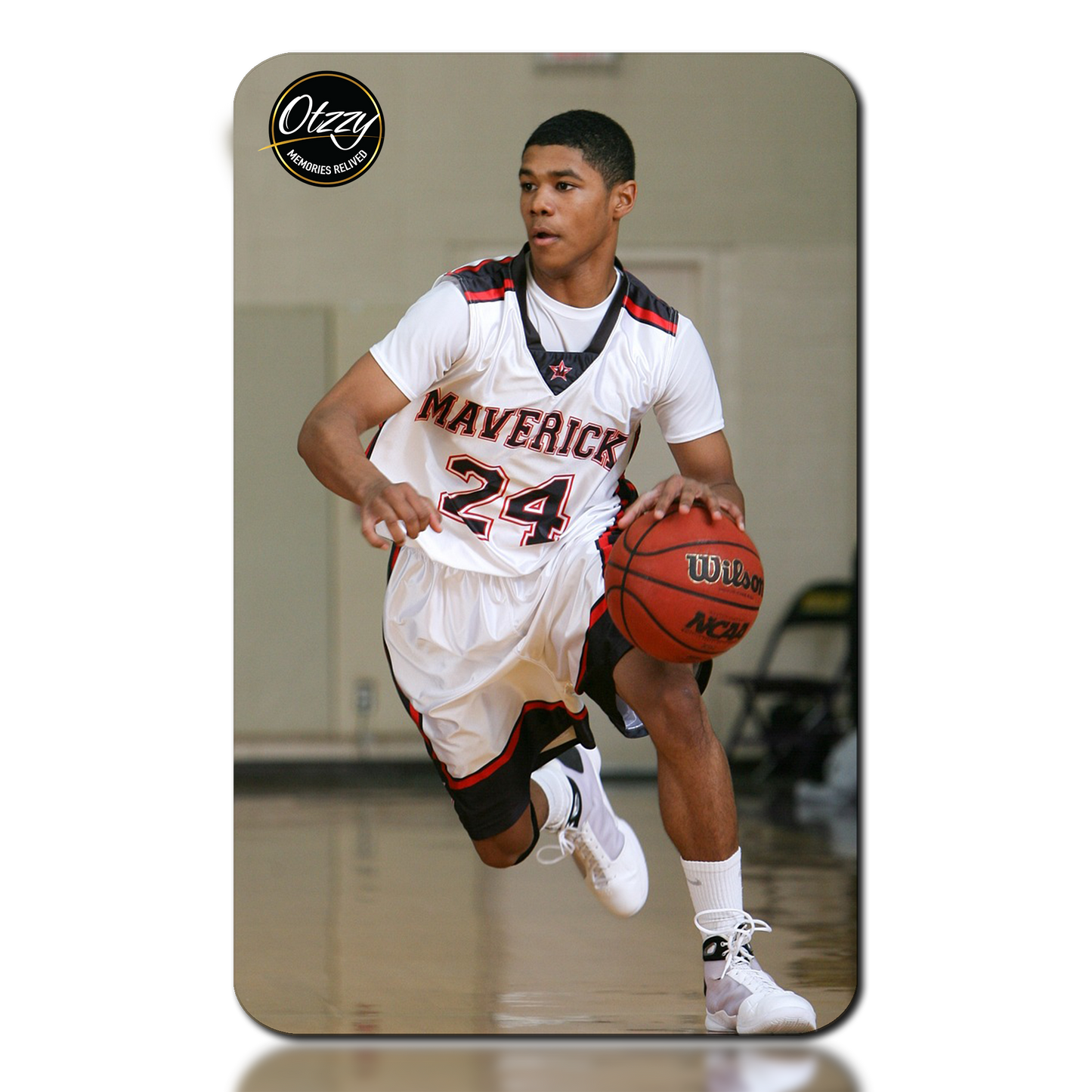 Basketball Photo Card - Player Info