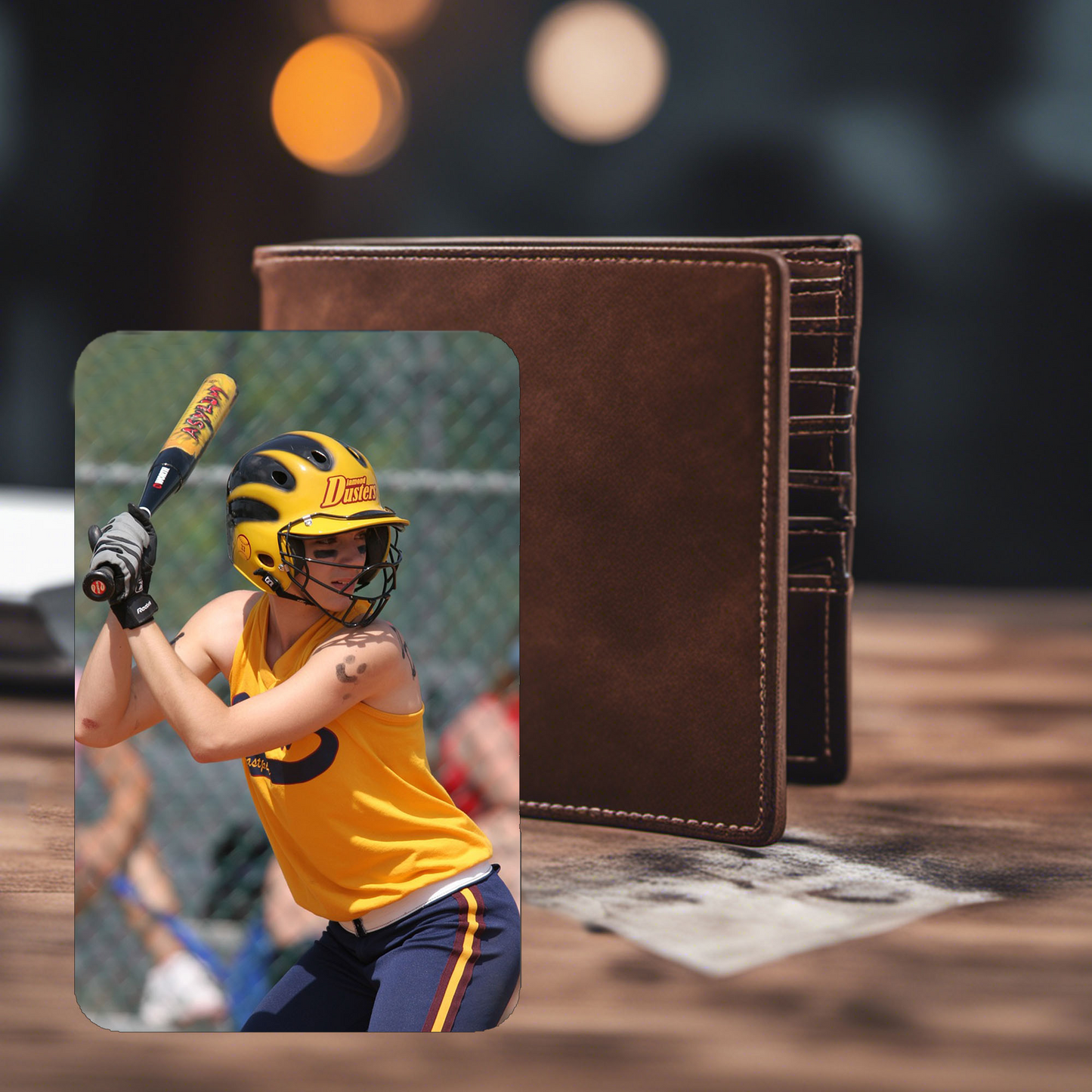 Softball Card – Photo & Player Info