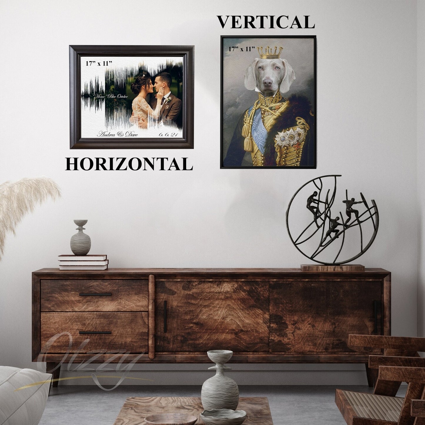 Framed Moon Art Print