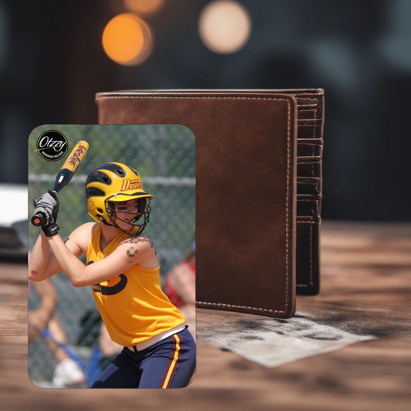 Softball Photo Card - Player Info