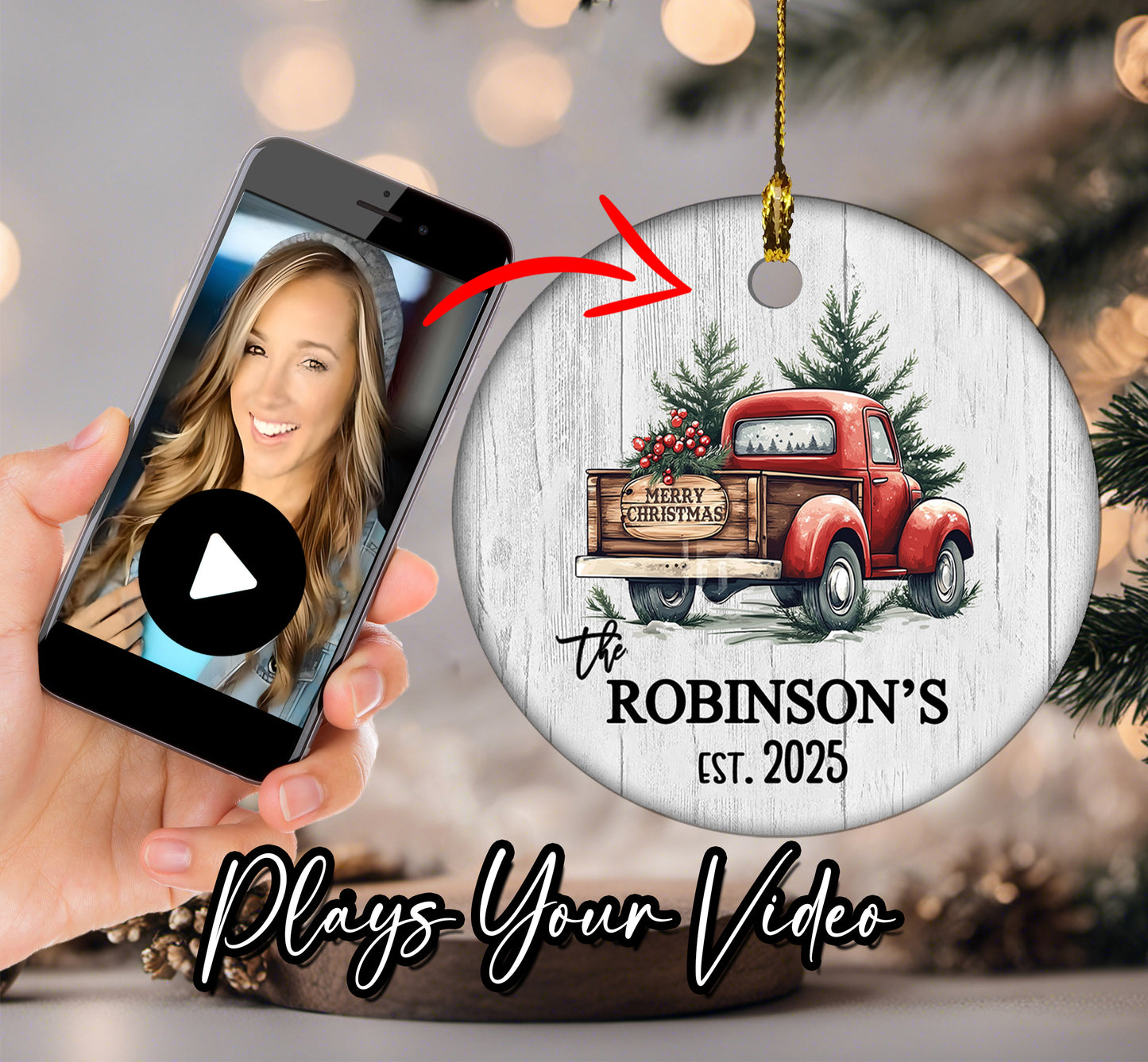 Red Truck Ornament Vol 3 T4H