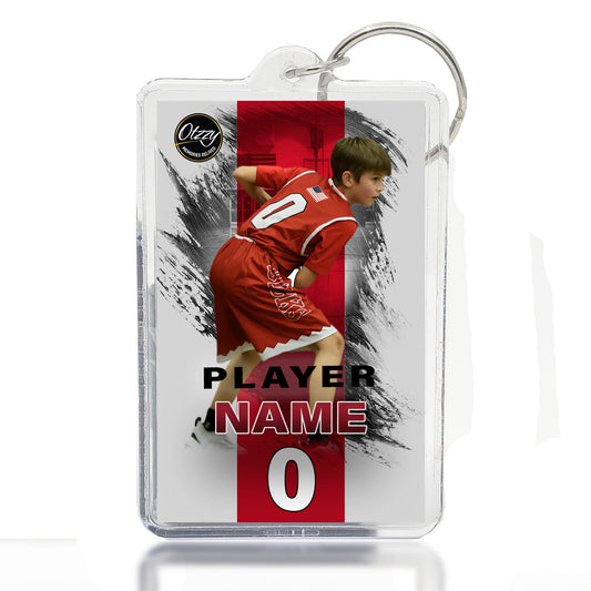 Basketball Keychain Stripe - Player Info