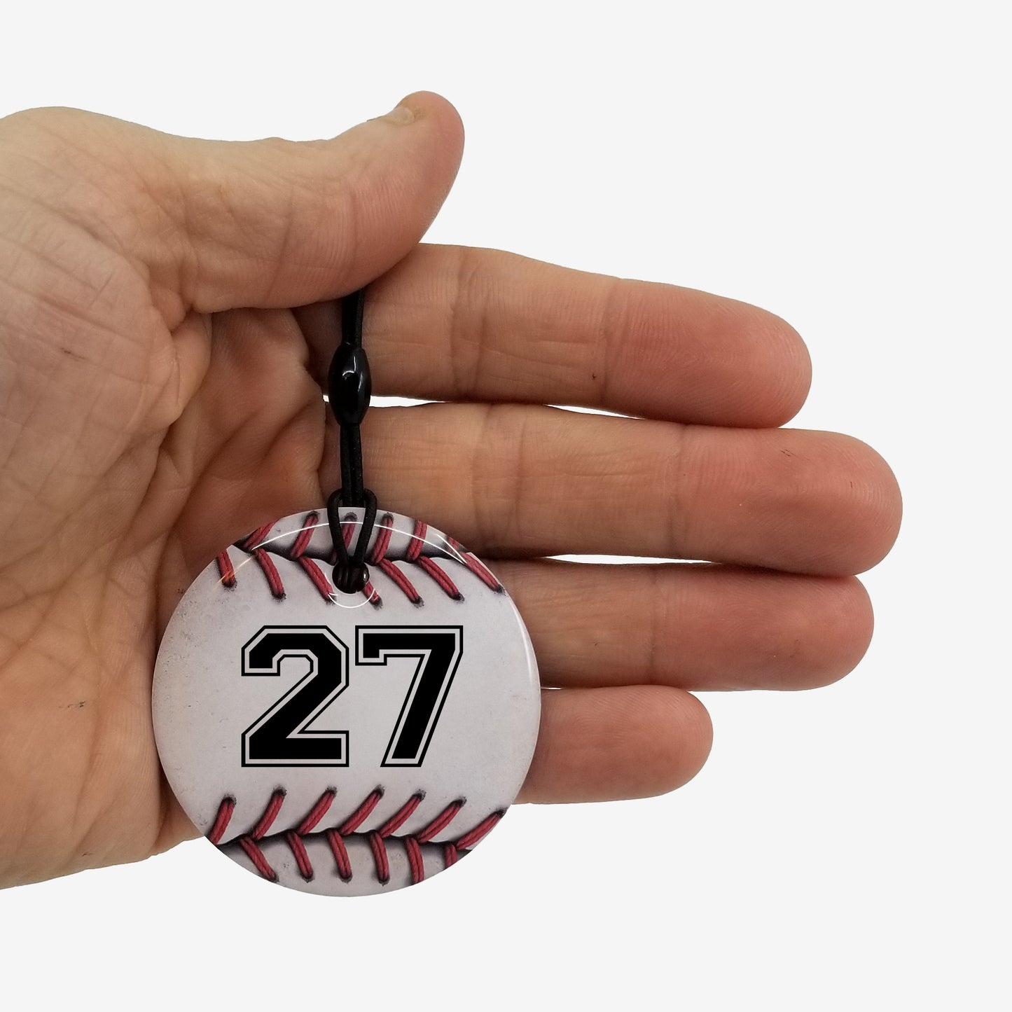 Baseball Bag Tag Keychain