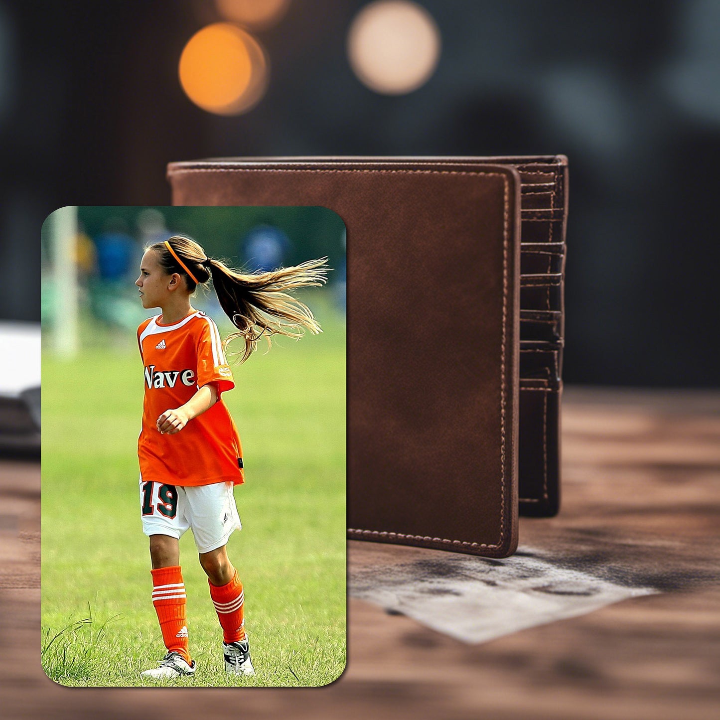 Soccer Card - Photo & Player Info