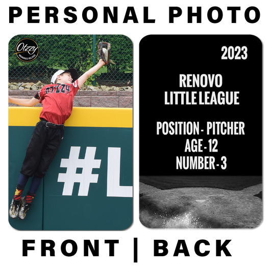 Custom Baseball Card – Photo & Player Info