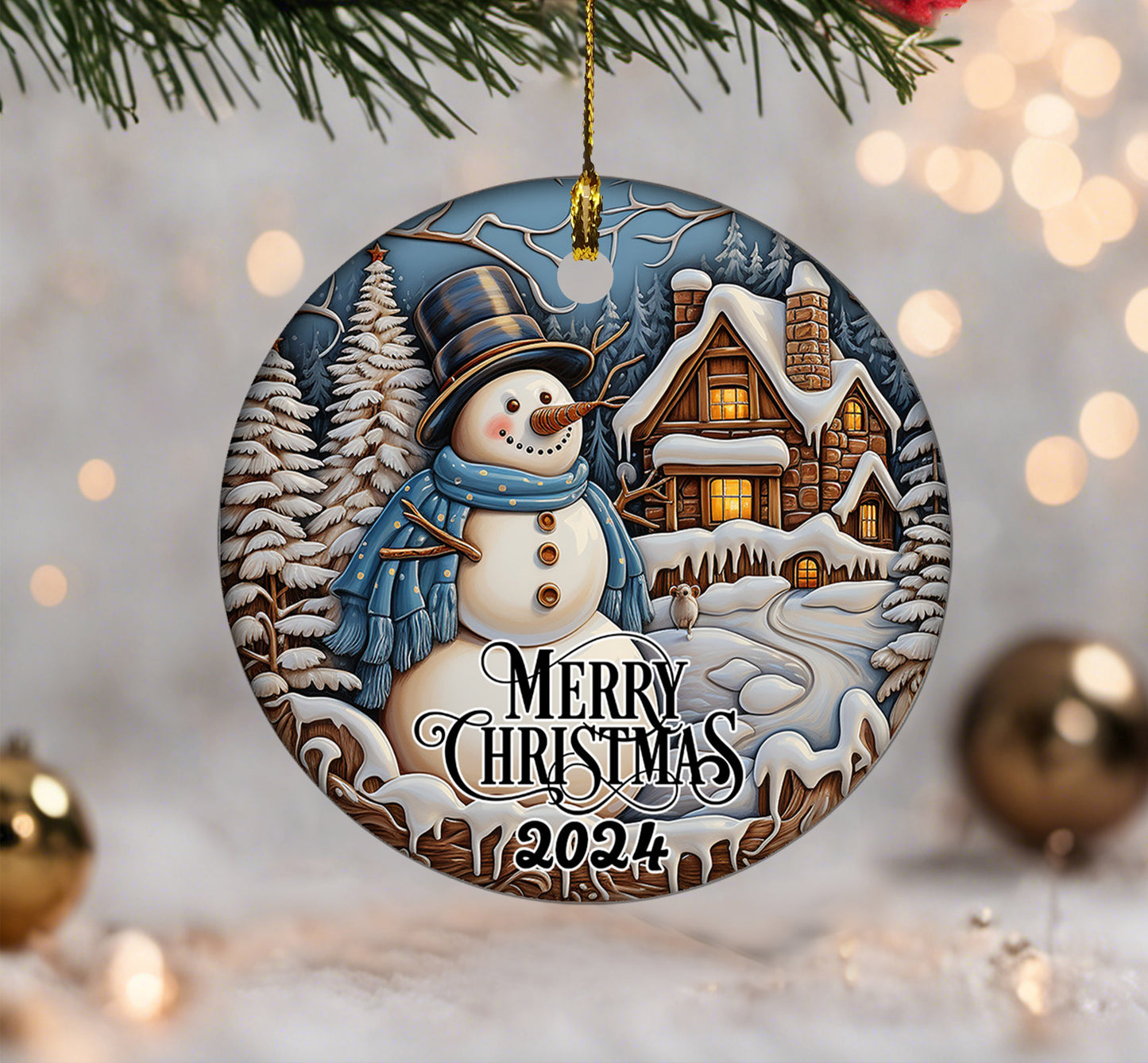 Volume 4 Snowman Ornament