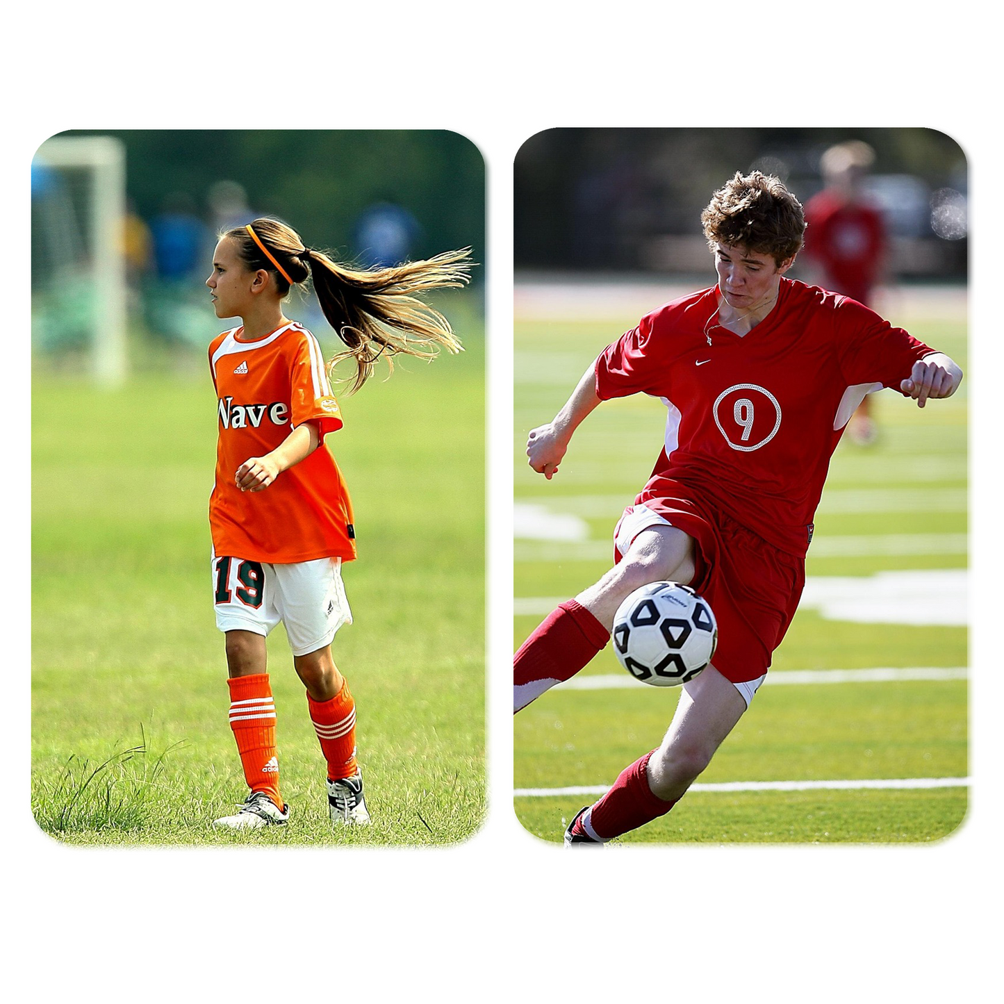 Soccer Card - Two-Sided Photo