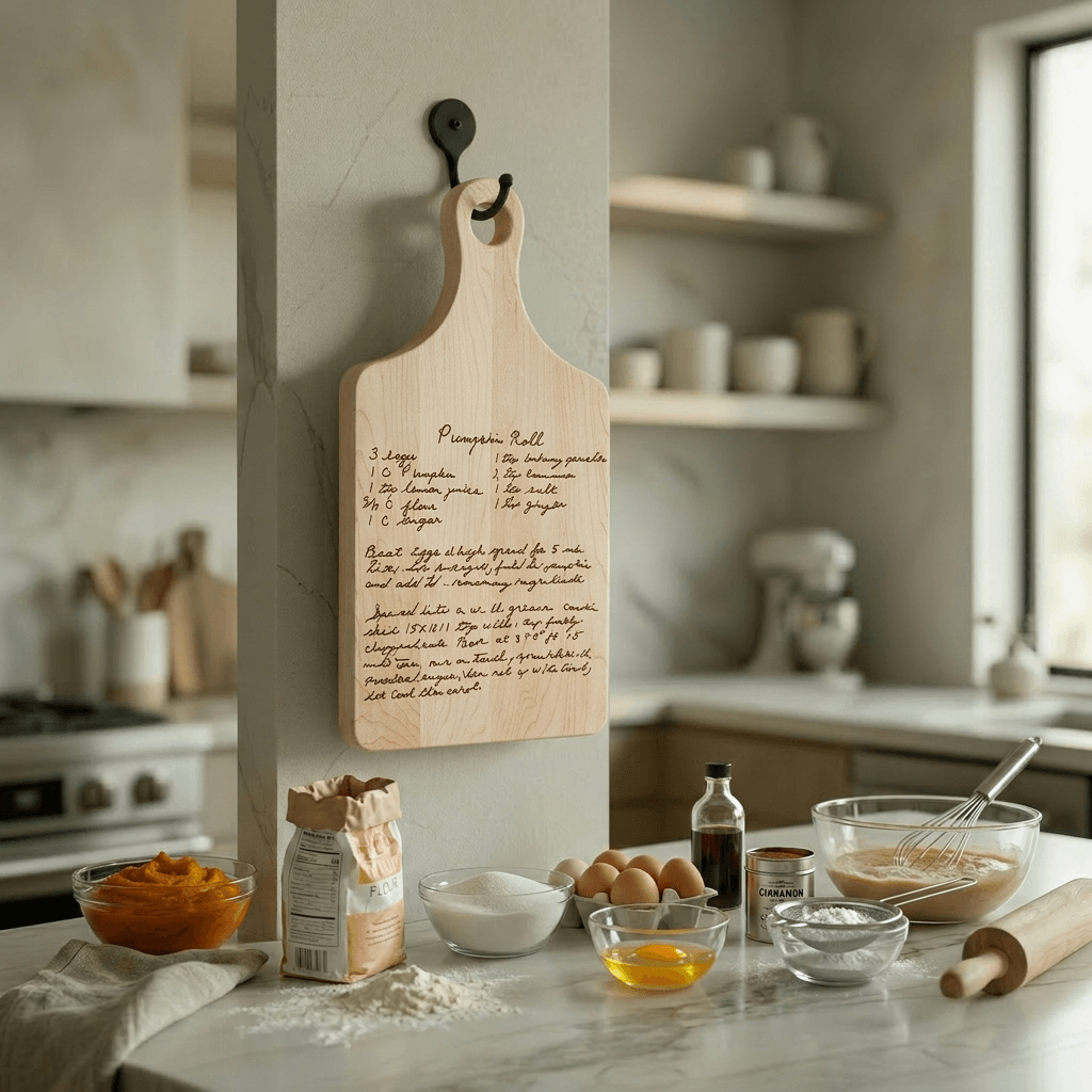 The Handwriting You'd Never Want to Lose — Handwritten Recipe Cutting Board