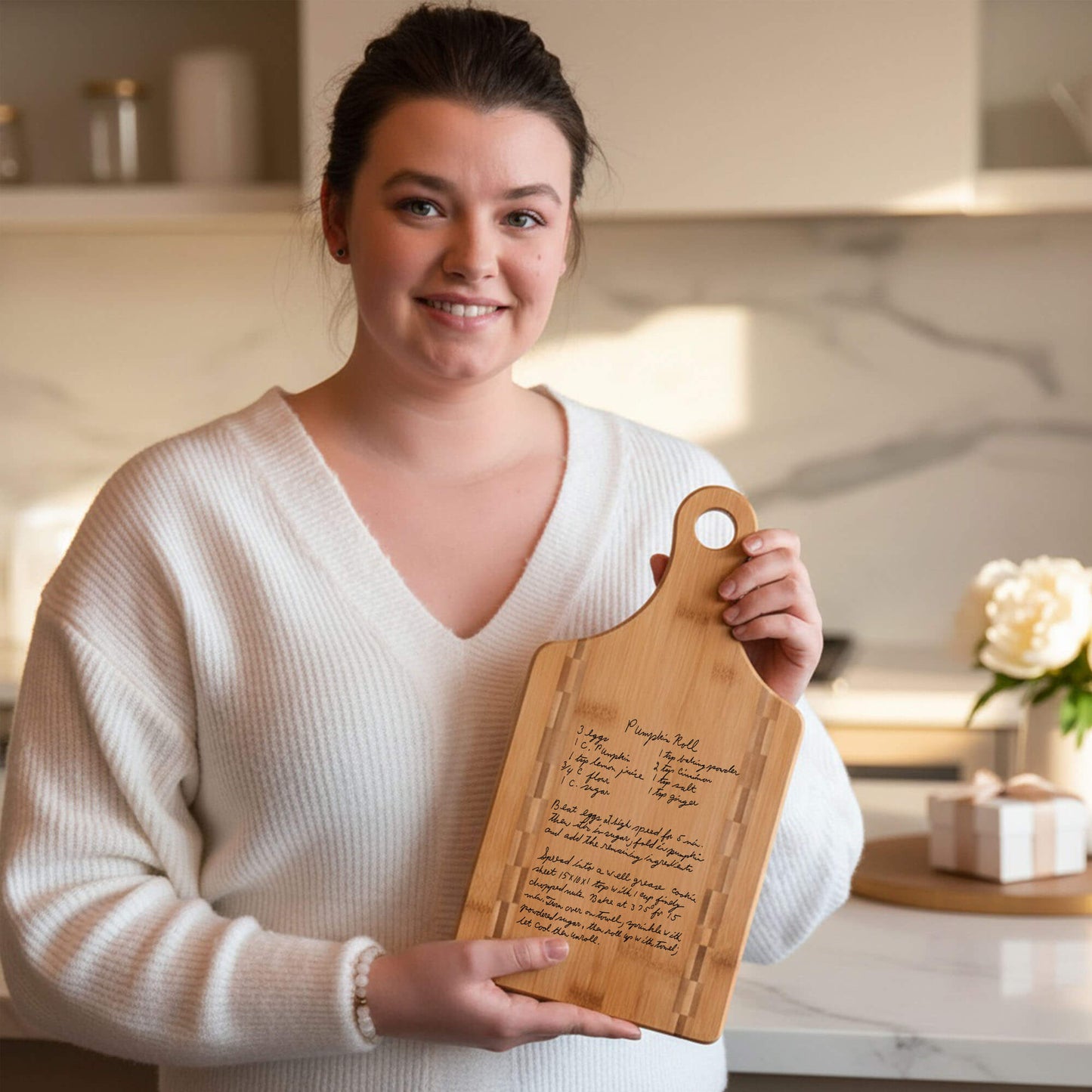The Handwriting You'd Never Want to Lose — Handwritten Recipe Cutting Board