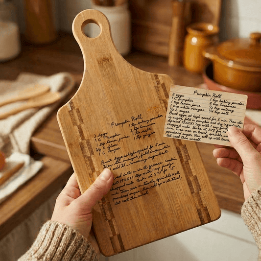 The Handwriting You'd Never Want to Lose — Handwritten Recipe Cutting Board