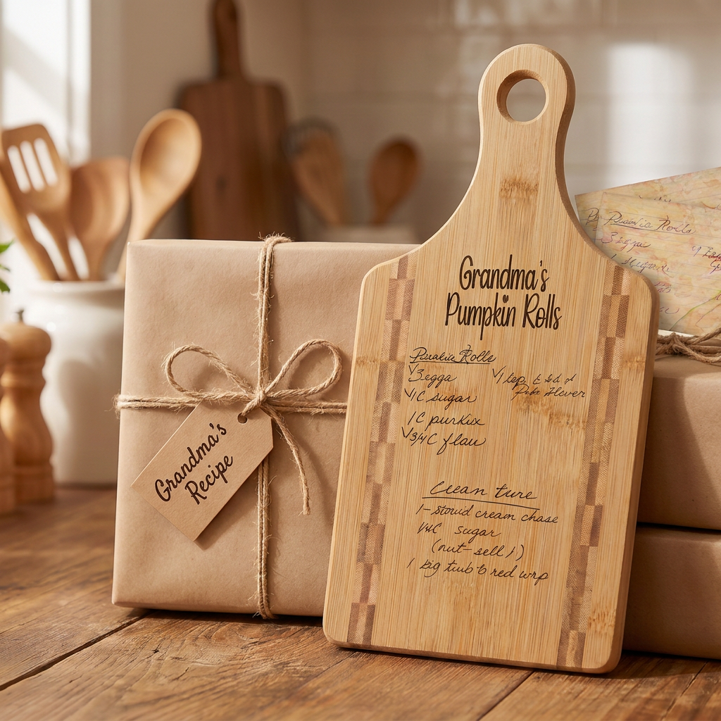 The Handwriting You'd Never Want to Lose — Handwritten Recipe Cutting Board