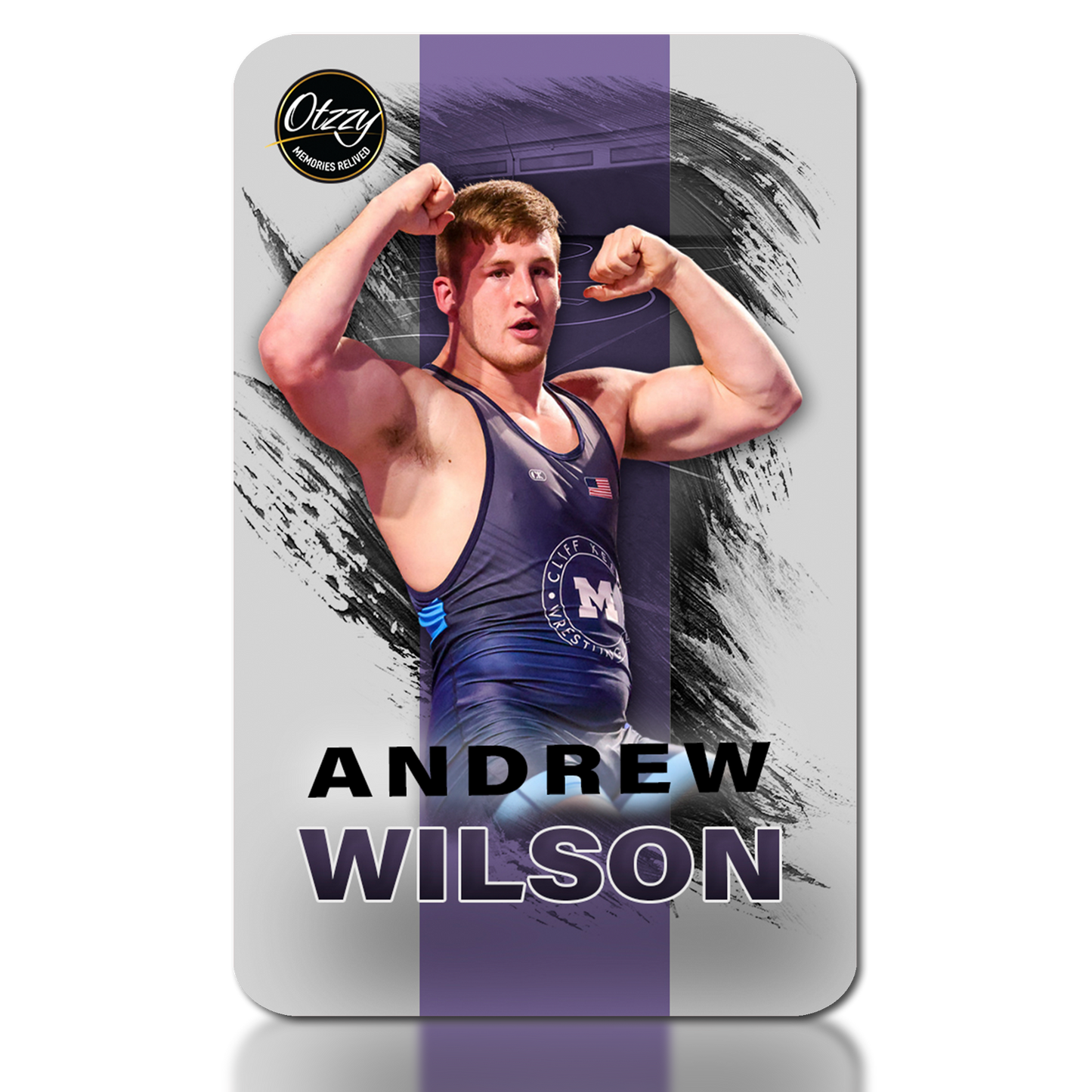 Wrestling Card Stripe - Wrestler Info