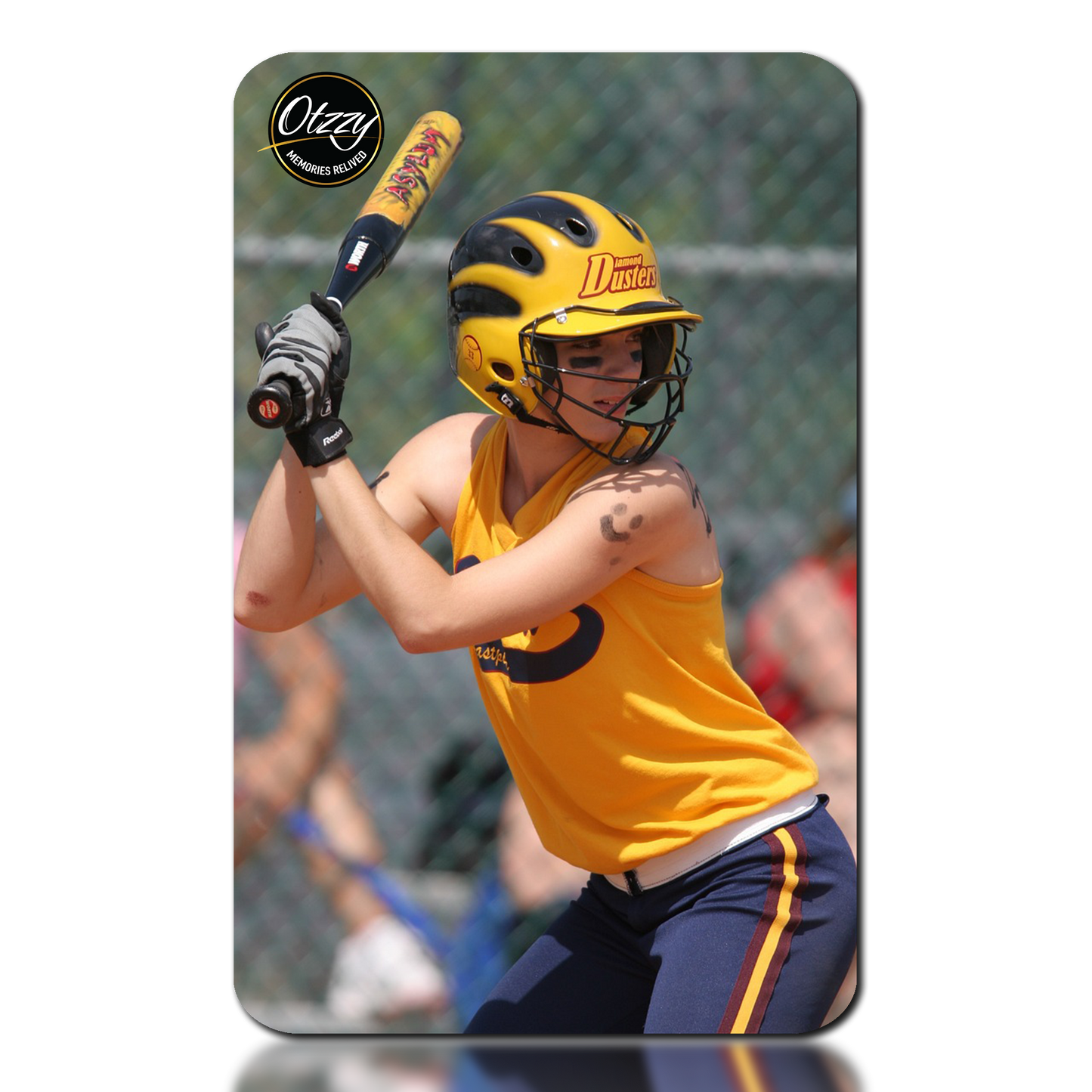 Softball Photo Card - Player Info