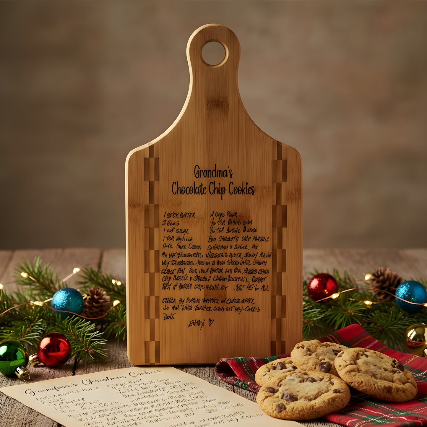 Handwritten Recipe Paddle Board