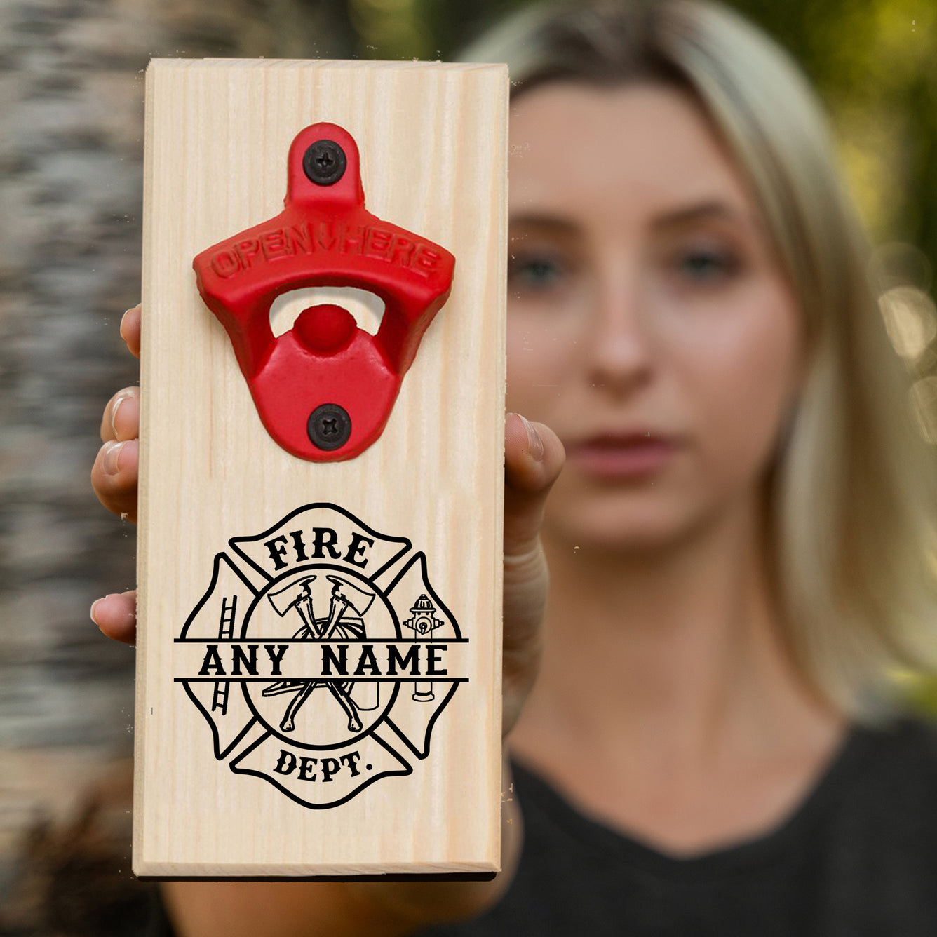 Firefighter Bottle Opener