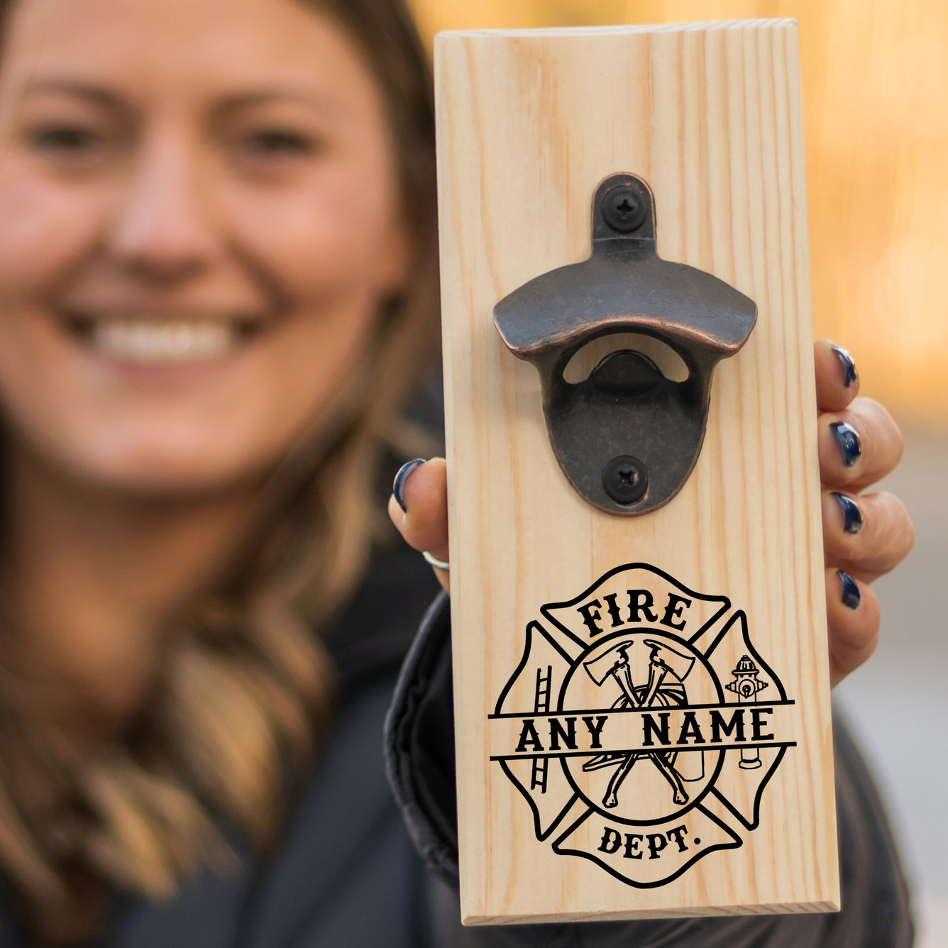 Firefighter Bottle Opener