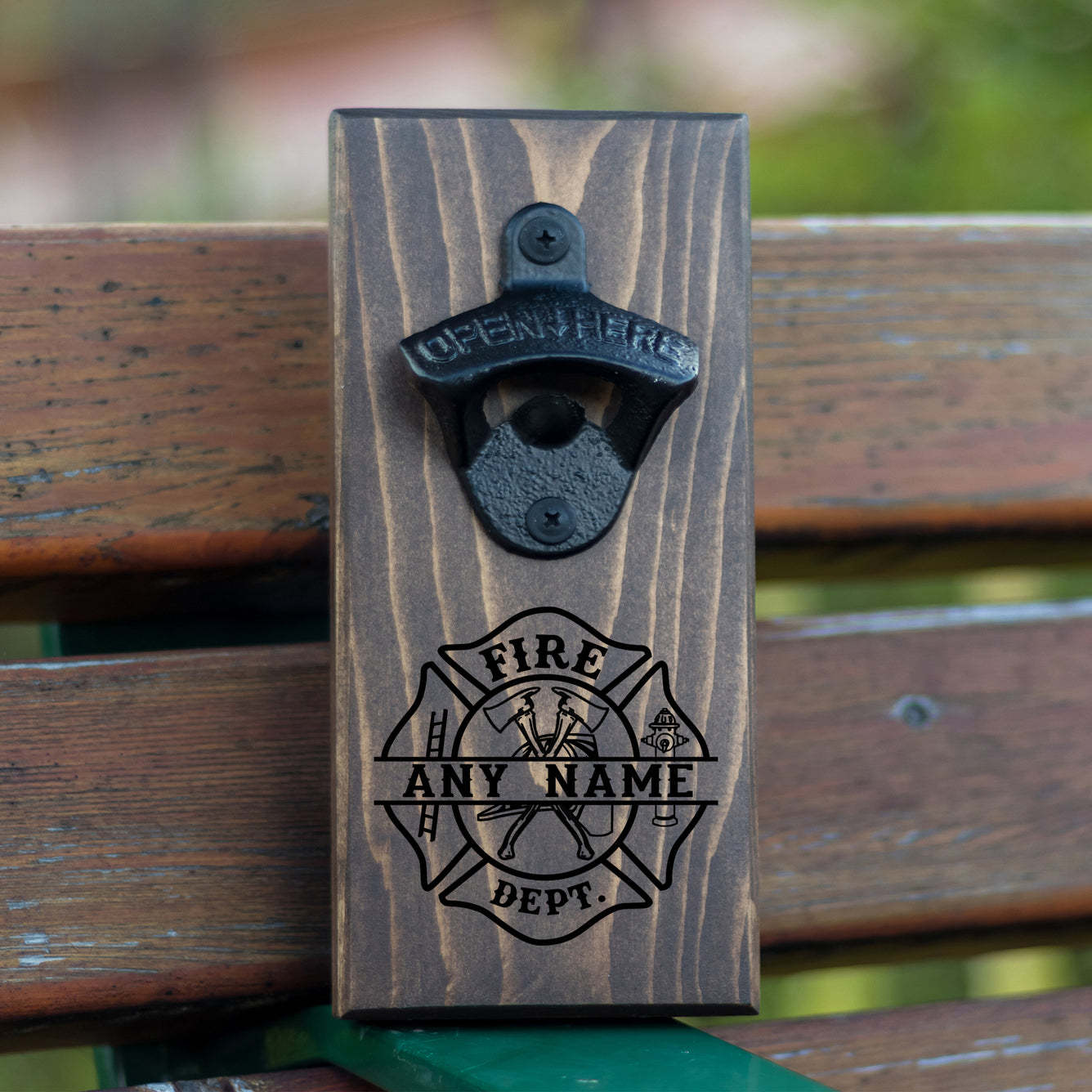 Firefighter Bottle Opener
