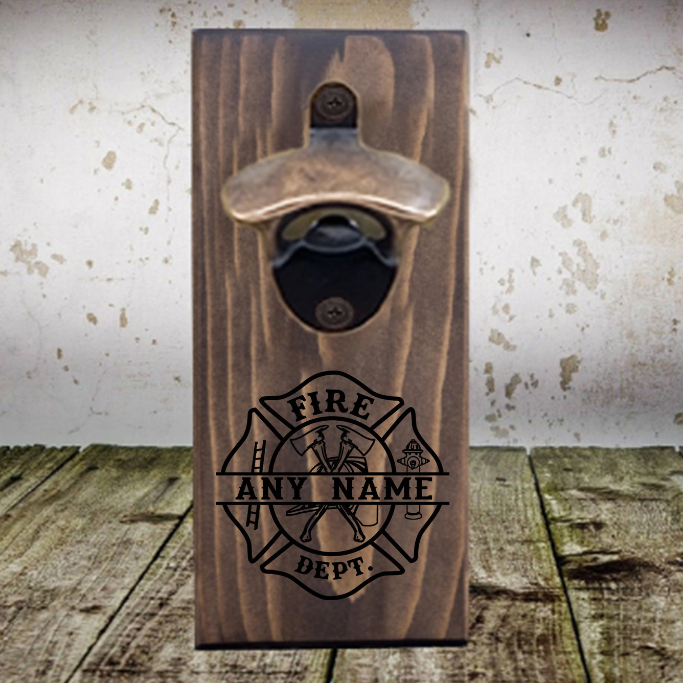 Firefighter Bottle Opener